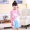 Girls Ice Romance Dress 2019 Mùa xuân và Mùa hè Trẻ em Mặc Trẻ nhỏ Cô gái Aisha Vest Công chúa Váy - Váy