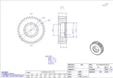 Маска Машина Специальная передача 2 Плесень 19 Зуб 2 Плесень, 24 зуба 28 зуб 28 зуб 2 плесень 32 зубной полосы