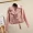 Mùa xuân và mùa thu 2019 da mới dành cho nữ ngắn phiên bản Hàn Quốc của áo khoác da tự chế pu tự chế cộng với áo khoác nhung màu hồng đen - Quần áo da áo khoác da nữ cá tính