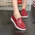 Hàn Quốc không trượt nông miệng mưa khởi động nữ ngắn ống sinh viên phẳng thấp thấp giày không thấm nước giày cao su bao bọc ngoài nhà bếp giày làm việc