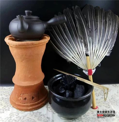 Углеродная печь Грязная печь Чаошан кунг -фу чайная печь wulan уголь древесный уголь чайная домика из углеродная печь чайная печь чайник на открытом воздухе.
