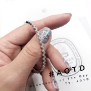 AOTD Một vòng đeo tay sóng cổ điển vòng đeo tay bằng bạc sterling mô hình đơn giản và linh hoạt - Vòng đeo tay Cuff