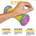 Massage bánh xe tay chân massage duy nhất thư giãn cơ lăn chân tại nhà thiết bị tập thể dục - Yoga áo quần tập gym Yoga