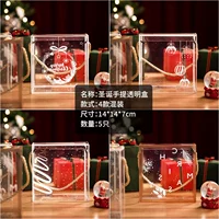 Прозрачная коробка для рождественского подъема A [4 смешана] 5