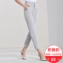 [88 nhân dân tệ mới] Fan Xi Man quần thẳng phụ nữ 2018 mùa xuân mới giản dị Hàn Quốc phiên bản của quần chân Slim eo cao quần jean nữ xịn