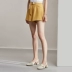 [79 nhân dân tệ mới] Vanghis nho quần short nữ mùa hè 2018 Hàn Quốc phiên bản của lỏng hoang dã đơn giản cao eo một từ quần âu
