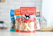 SmartBones làm sạch răng nhai chó ăn vặt răng hàm gà dính bơ đậu phộng răng khỏe mạnh 8 128g xương - Đồ ăn vặt cho chó