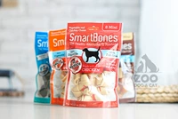 SmartBones làm sạch răng nhai chó ăn vặt răng hàm gà dính bơ đậu phộng răng khỏe mạnh 8 128g xương - Đồ ăn vặt cho chó hạt nutrience
