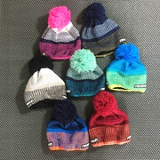 Mũ len thể thao nữ châu Âu và Hoa Kỳ mới cộng với mũ nhung dài trượt tuyết bảo vệ tai ngoài trời mũ len mùa đông