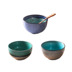 Nhật Bản bát cơm nhà gốm bát 4,5 inch ăn bát underglaze màu cổ điển bộ đồ ăn gốm sứ cá nhân bát ăn sáng - Đồ ăn tối chén ăn cơm Đồ ăn tối