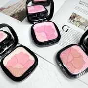 Xuất khẩu sang Dubai! Febble cô gái ba chiều khắc cánh hoa gradient blush rouge điểm nổi bật bột sáng