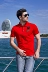 Áo thun nam ngắn tay trung niên nam thêu cotton ve áo polo nam màu rắn kinh doanh cha mùa hè cha áo thun - Polo store t shirt Polo