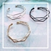 Siêu đẹp phong cách tối giản Châu Âu và Mỹ phong cách kết cấu vòng đeo tay hình học ba chiều đa giác kim cương mở bracelet cô gái ngọt ngào Hàn Quốc phiên bản Vòng đeo tay Cuff