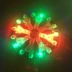 Xe máy LED đầy màu sắc cối xay gió đèn siêu sáng nhấp nháy đèn phanh sửa đổi xoay đèn led bông tuyết Đèn xe máy