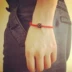 Nam và nữ vài sinh viên chòm sao vòng đeo tay có thể được chữ một cặp tùy chỉnh trong năm nay dây màu đỏ Hàn Quốc phiên bản của món quà sinh nhật đơn giản vòng tay tinh lâm Vòng đeo tay Clasp