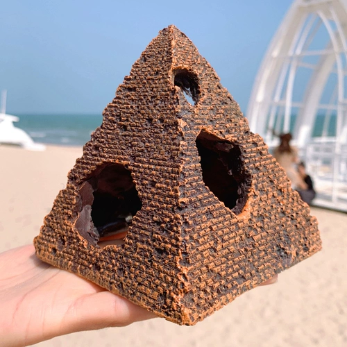 Sansui, декор для аквариума, пирамида, водные растения, альпинарий