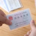 [20 thẻ để gửi] bộ thẻ ngân hàng chống từ trong suốt mờ Bộ thẻ ID thẻ ID bộ thẻ xe buýt 5