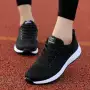 Kéo lại giày nữ mùa thu lưới giày thể thao thoáng khí Giày đế bằng phẳng giày nữ phiên bản Hàn Quốc của giày chạy bộ sinh viên hoang dã giày thể thao juno