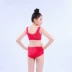 2019 SpongeBob Nữ Đồ lót màu đỏ Cô gái Thời kỳ phát triển Vest Bra Quần Set Big Child Teen 12 tuổi