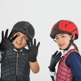 Демисезонные перчатки, силикагелевое нескользящое дышащее снаряжение для мальчиков и девочек