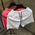 Vài quần short nam quần short mùa hè lỏng thường bãi biển quần thể thao mùa hè quần lớn quần buồn ngủ quần nhà áo hoodie nam Áo khoác đôi