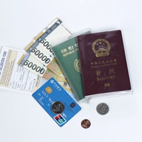 Hộ chiếu du lịch Bìa Hộ Chiếu Hộ Chiếu Clip Bìa Trong Suốt Ra Nước Đa Chức Năng Thẻ Thẻ Chà Đặt túi đựng giấy tờ xe ô tô