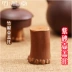 Tre gốc nồi bìa của nhãn hiệu Zizhu Lễ Hội bìa tre giữ cốc nồi cát màu tím bìa nồi sắt bộ trà lễ trà zero trận đấu bình uống trà Trà sứ