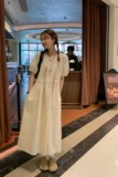 Японское длинное свободное платье, цветная летняя юбка, короткий рукав, с рукавом, длина миди