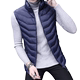 Mùa thu và mùa đông vest nam áo khoác ấm xuống quần áo cotton vest không tay vest nam Hàn Quốc phiên bản của xu hướng của nam giới vest Áo vest cotton