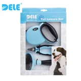 Маникюрные кусачки, двухрядная расческа, стальная проволка, косметический набор, комплект, домашний питомец