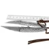 Dao có độ cứng cao với Damascus mẫu thép tay gấp trái cây dao tự bảo vệ dao gấp - Công cụ Knift / công cụ đa mục đích kim đa năng Công cụ Knift / công cụ đa mục đích