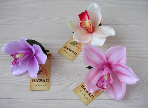 Гавайские аксессуары в стиле головы ювелирные изделия, приморская орхидея пляжные аксессуары для волос принимаются