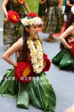 Гавайи травяная юбка танцевать голова головы цветочный кольцо шея цветы кольцо пляж волосы аксессуары для волос на гавайях цветок