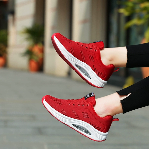 Дышащие туфли, летняя танцующая белая высокая обувь, мягкая подошва