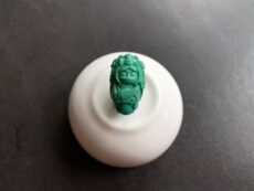 Ювелирные изделия и полуфабрикаты 怀古小志 湖北原矿绿松石美人昭君