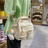 Tide, рюкзак, белая оригинальная сумка через плечо, милый вместительный и большой ранец, в корейском стиле