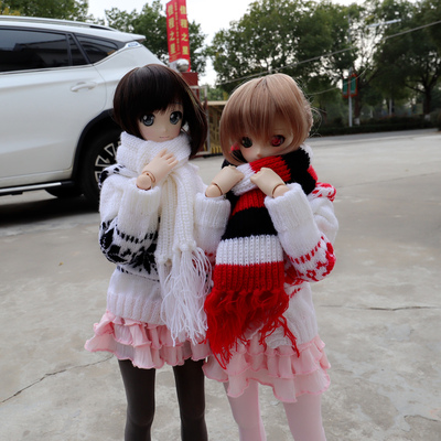 taobao agent BJD DD SD AZ AP baby jacket sweater sweater scarf 1/3 is not a real person wearing it