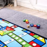 Детская игра Самолетные шахматы, интерактивный игровой коврик, детский складной ковер для гостиной для спальни для ползания, для детей и родителей, увеличенная толщина