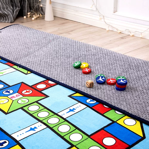 Детская игра Самолетные шахматы, интерактивный игровой коврик, детский складной ковер для гостиной для спальни для ползания, для детей и родителей, увеличенная толщина
