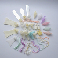 Muỗi net tee giao diện kết nối vuông top muỗi net bracket phụ kiện bộ phận nối góc gripper foot press hook