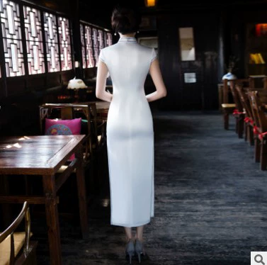 Приталенное ципао, вечернее платье, китайский стиль