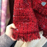 Качественная стеганая утепленная зимняя куртка, в стиле Шанель, европейский стиль