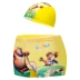 Bơi của trẻ em thân với mũ bơi trai dễ thương phim hoạt hình boxer shorts trẻ em nhỏ của áo tắm bé bé Bộ đồ bơi của Kid