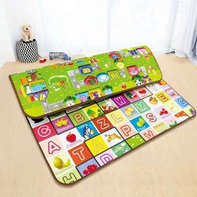 隔水防凉加厚宝宝爬行垫双面婴儿童爬爬垫客厅家用泡沫垫子地垫毯