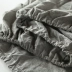 Giường cotton được giặt theo phong cách Nhật Bản 笠 1.2M1.5 1.8M giường đơn đôi bằng vải lanh màu - Trang bị Covers
