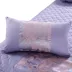 Cao cấp bông vẻ đẹp giường bao gồm bốn bộ đầu tròn đầu vuông vẻ đẹp giường bốn bộ bông đơn giản màu tím đặc biệt cung cấp mẫu ga giường spa Trang bị tấm