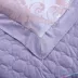 Cao cấp bông vẻ đẹp giường bao gồm bốn bộ đầu tròn đầu vuông vẻ đẹp giường bốn bộ bông đơn giản màu tím đặc biệt cung cấp