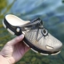 Lỗ giày của nam giới giày bãi biển không trượt mềm dưới 2018 mới dép giản dị mùa hè Bao Đầu xu hướng dép trong nhà shop dép  Dép