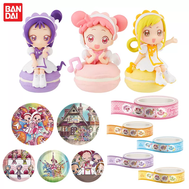 [Spot] Bandai Gacha Little Witch Doremi Ganca Reward 2 Flying Bird Peach Hand Playing Decoration