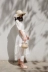 Váy cổ tích mùa hè lưới gạc trắng ren dài tay áo ngắn nữ Pháp hai mảnh 2019 hè mới - Sản phẩm HOT